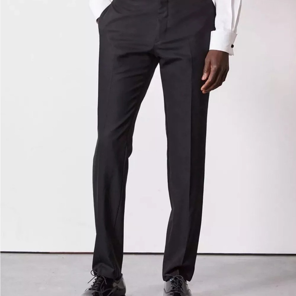 Todd Snyder Mens Wool Tuxedo Trouser Pants size 36x31 Black - Worn Once